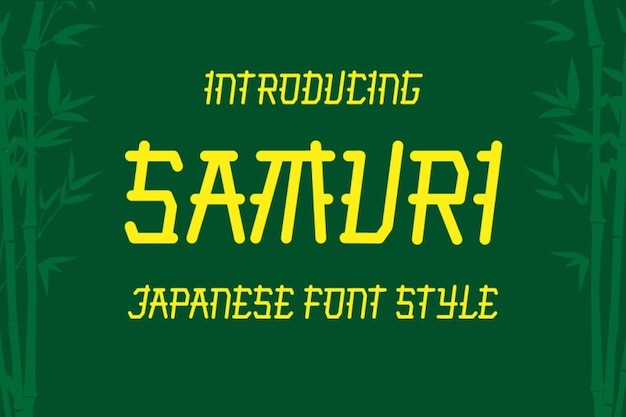 Samurai Font – Unleash Creativity with this Free Download