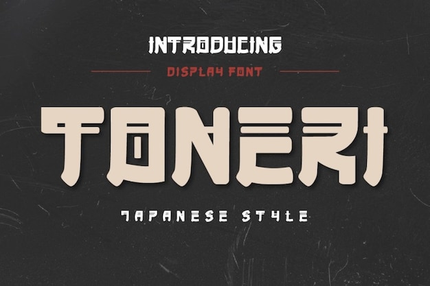 Toneri Font – A Creative Typeface for Your Projects