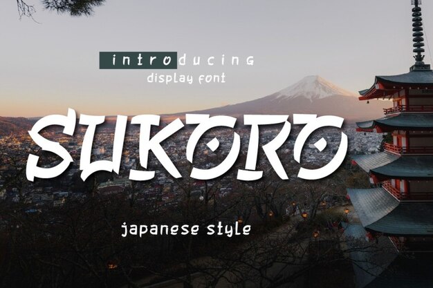 Sukoro Font – Free Sans Serif, Display, and Creative Fonts