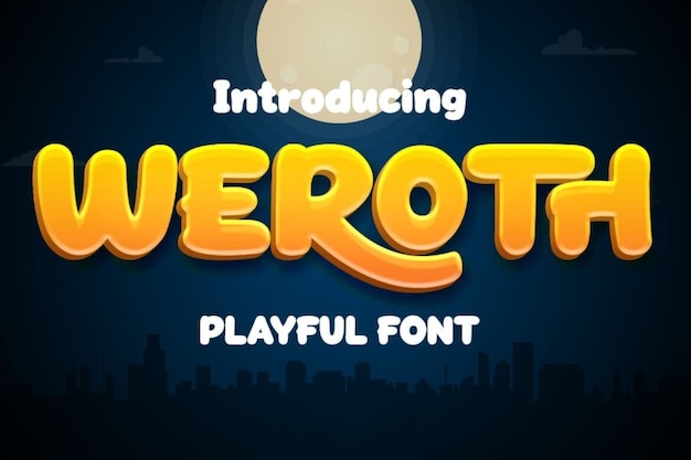 Weroth Font – Elevate Your Designs with this Free Download