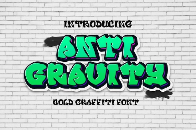 Antigravity Font – Free Premium Fonts Template