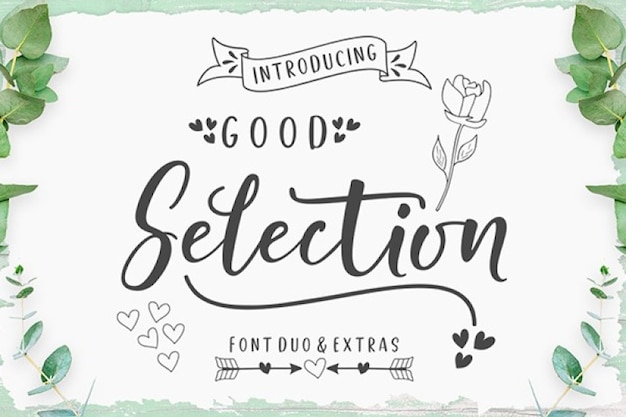 Good Selection Font – Free Premium Fonts Template