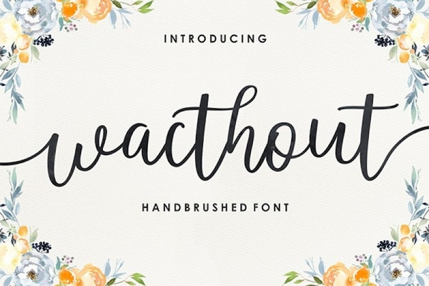 Watchout Font – Free Premium Fonts Template