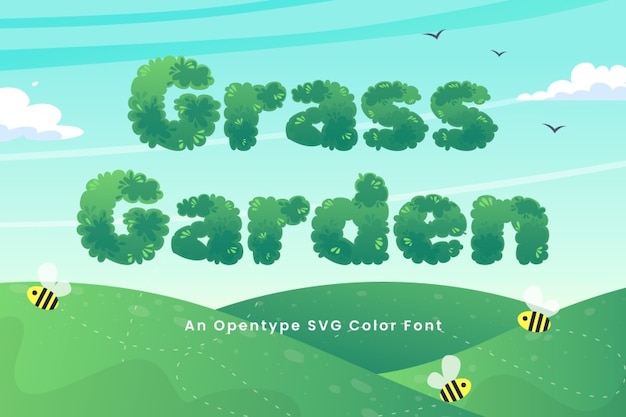 Grass Garden Font – Free Download