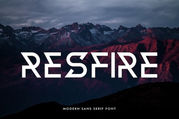 Unlock Creativity with Resfire Font – Free Download on DownloaderBaba