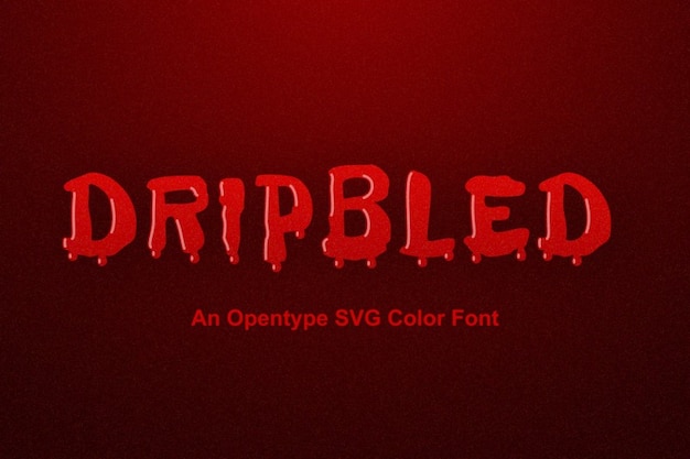 Dripbled Font – Free Download for Stunning Horror Designs
