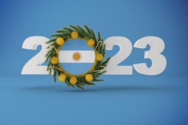 Foto gratuita 2023 argentina con corona