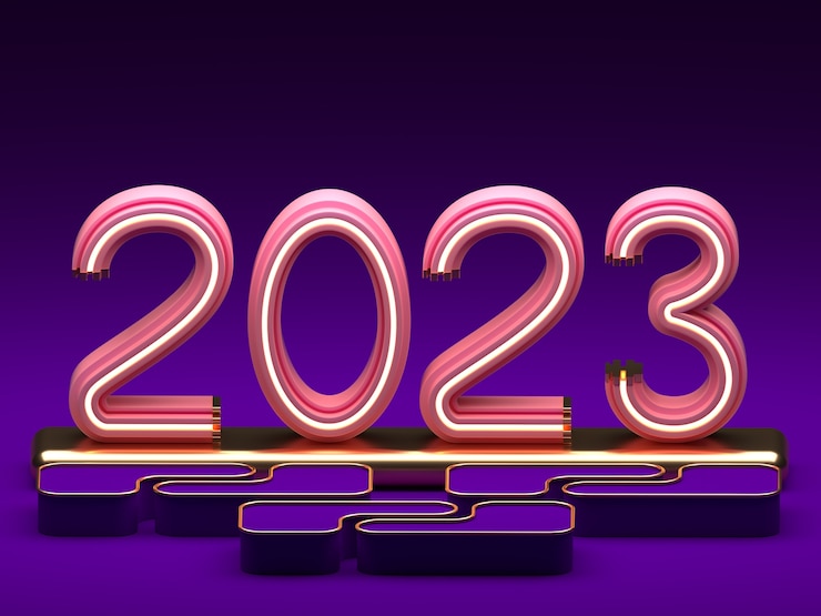 Photo Gratis 2023 new year celebration