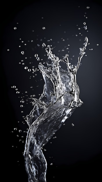 3d agua ai generar