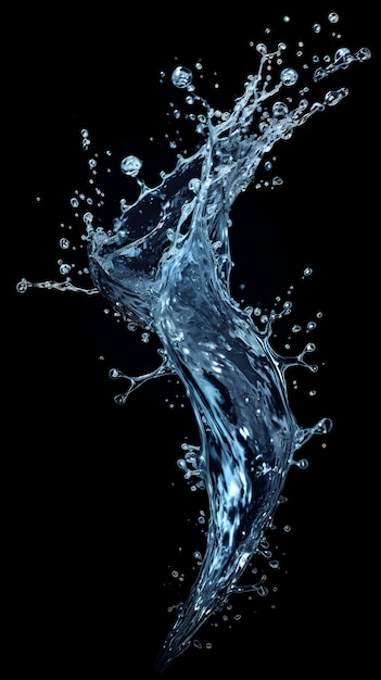 3d agua ai generar