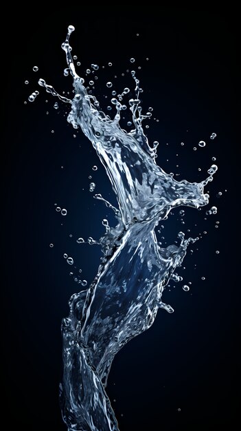 3d agua ai generar