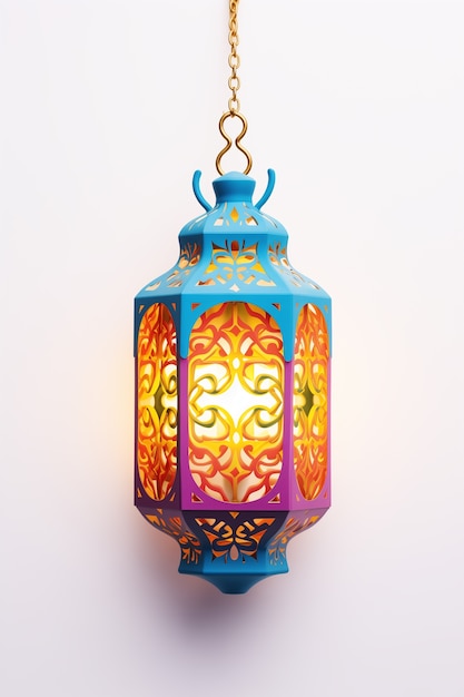 Foto gratuita 3d ramadan celebration lantern