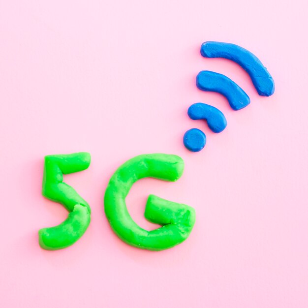 5g caracteres con baliza de señal