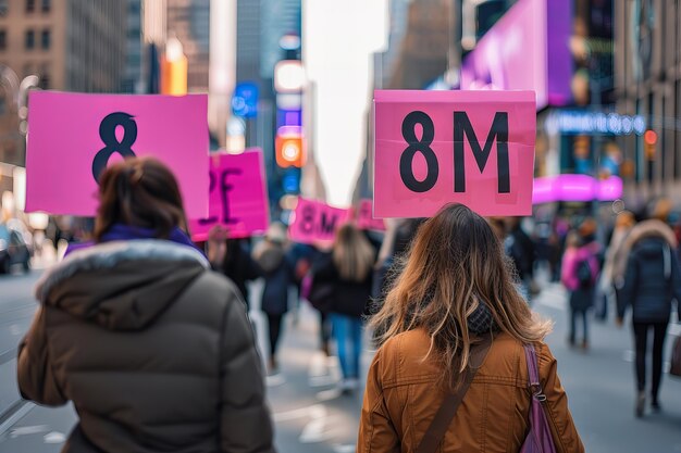 8 millones de mujeres en huelga