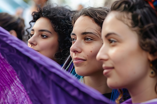 Foto gratuita 8 millones de mujeres en huelga