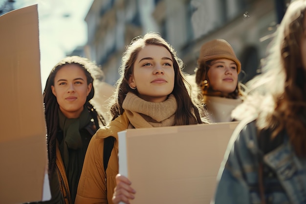 Foto gratuita 8 millones de mujeres en huelga