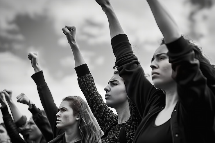 Foto gratuito 8 millones de mujeres en huelga