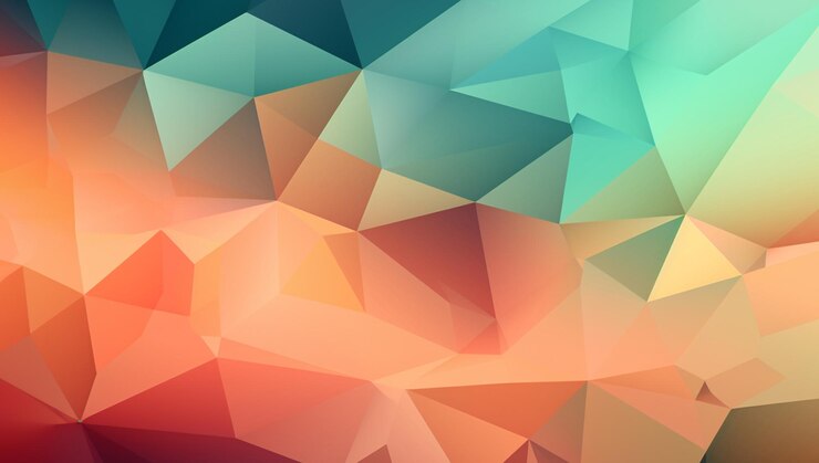 Photo Gratis a colorful background with a triangle design in the middle