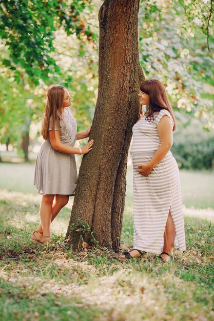 Abdomen embarazada hermosa paternidad belleza