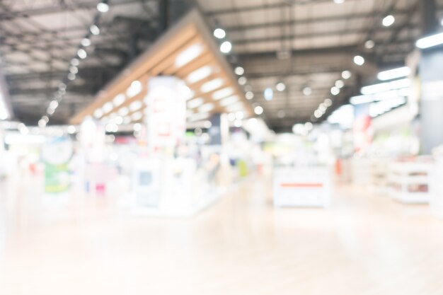 Abstract blur centro comercial interior