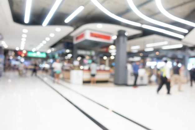 Abstract blur centro comercial interior