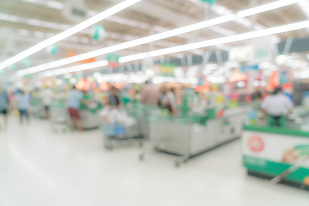 Abstract blur centro comercial y tienda al por menor interior