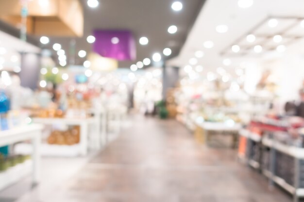 Abstract blur centro comercial