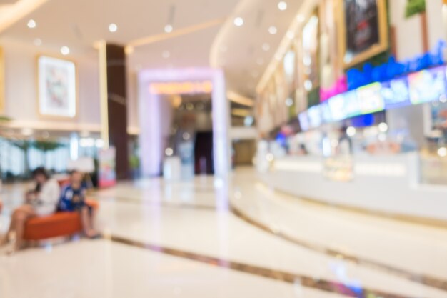 Abstract blur centro comercial