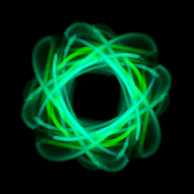 Photo Gratis abstract fractal light black background