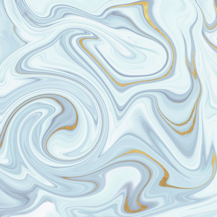 Photo Gratis abstract marble texture with gold highlights