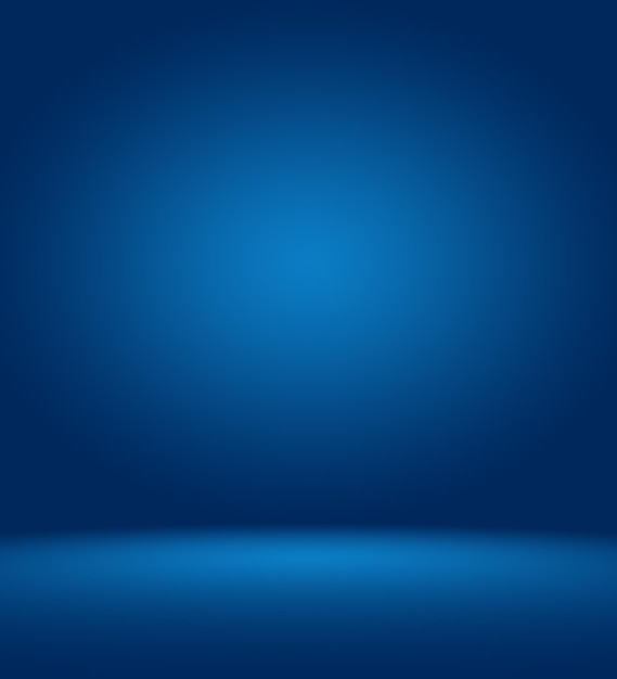 Abstract Smooth blue con Black vignette Studio bien utilizado como plantilla de sitio web digital de informe comercial de fondo