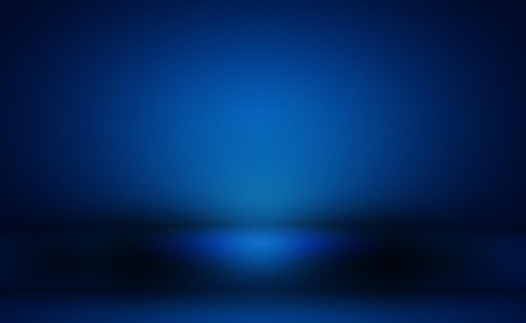 Foto gratuito abstracto gradiente de lujo fondo azul liso azul oscuro con estandarte de estudio de viñeta negra