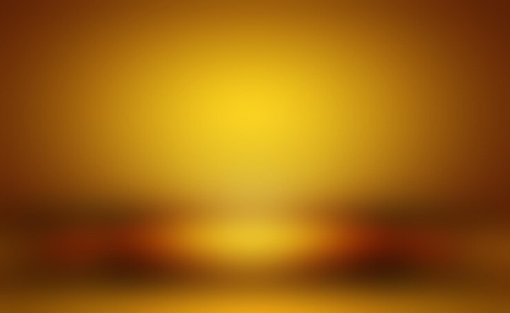 Foto gratuito abstracto lujo oro amarillo gradiente pared de estudio bien uso como fondo diseño banner y pres de producto