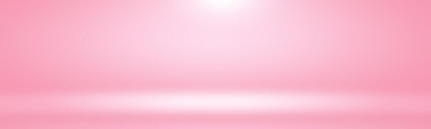 Abstracto vacío liso rosa claro fondo de la sala de estudio uso como montaje para la exhibición de productos