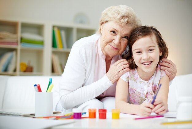 Abuela orgullosa