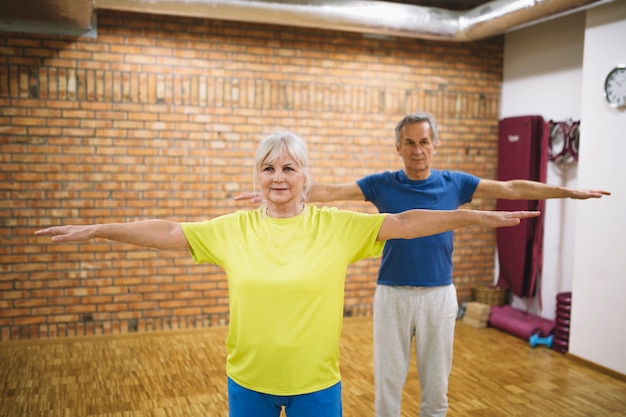 Abuelos entrenando