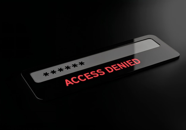 Access denied password entry error