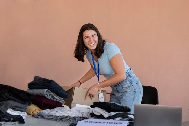 Foto gratuita acerca de la organización de voluntarios para donaciones