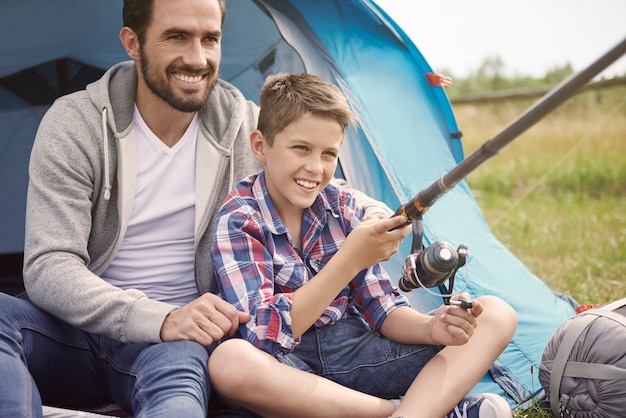 Actividad de ocio en el camping de verano