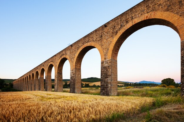 Acueducto en Navarra. España