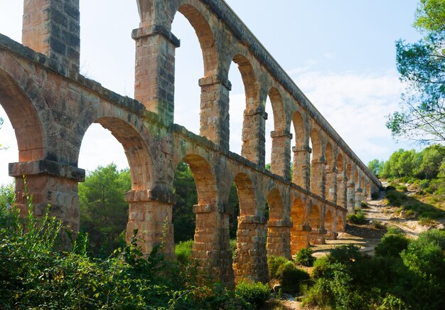 Acueducto romano en Tarragona