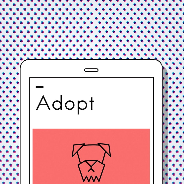 Foto gratuito adoptar animales mejores amigos perro icono