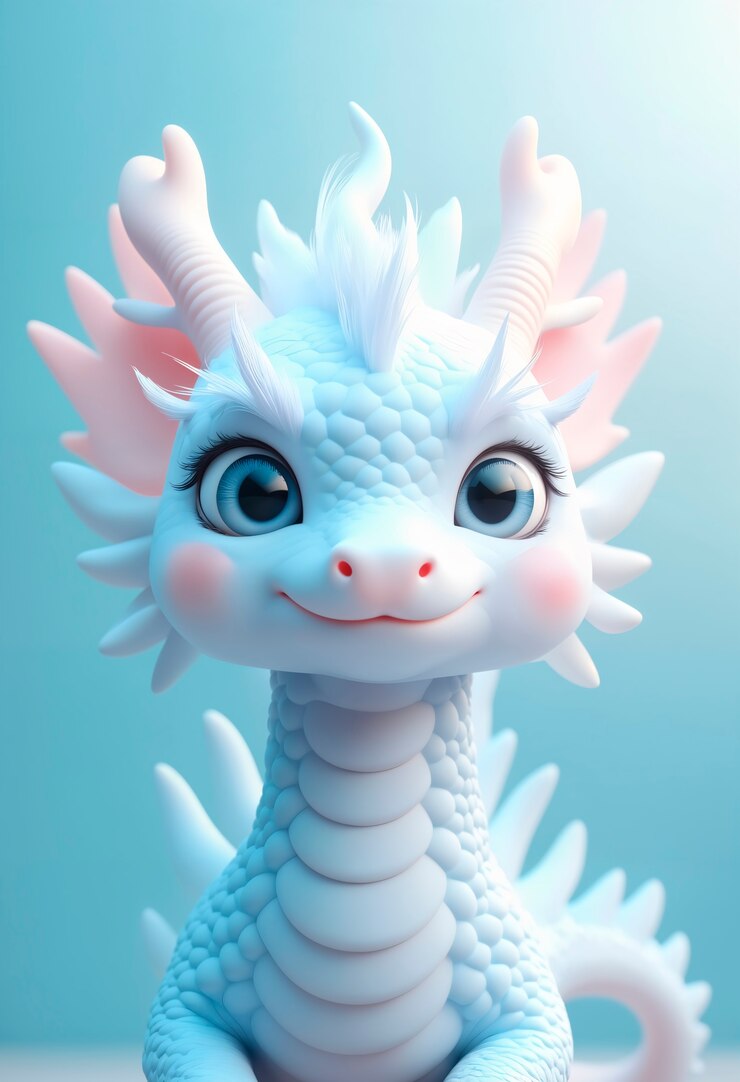 Foto gratuito el adorable bebé dragón.