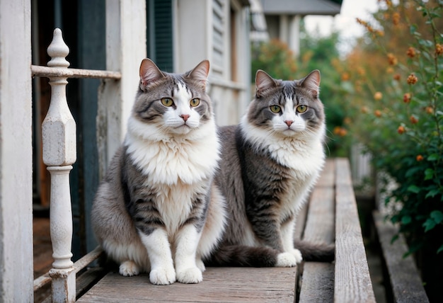 Foto gratuita el adorable estilo de vida del gato