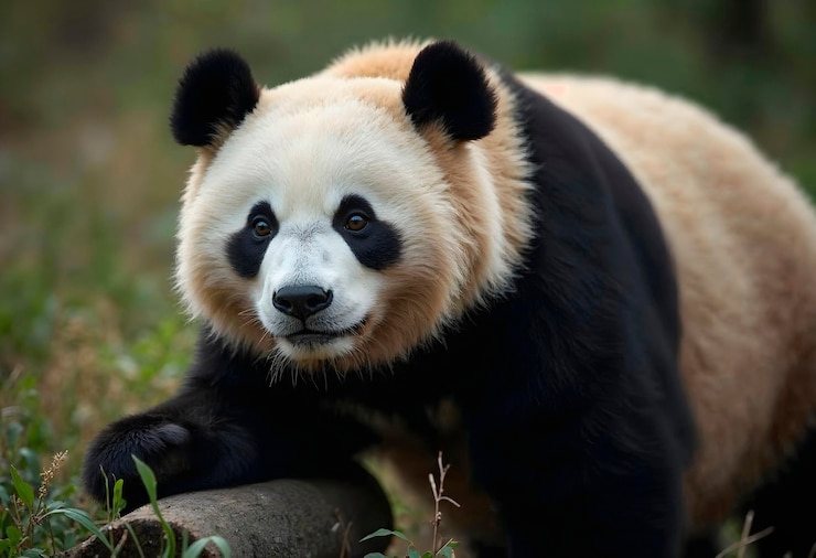 Foto gratuito el adorable panda gigante