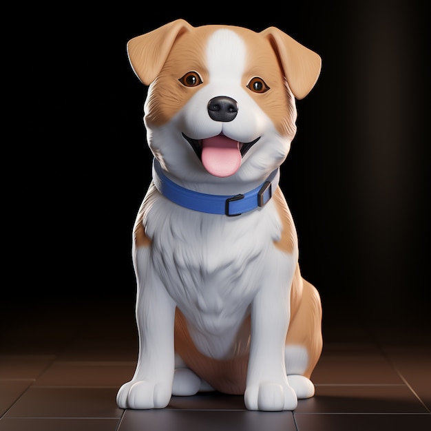 Foto gratuita el adorable perro jack russell terrier en el estudio