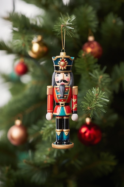 Adorno de cascanueces para árbol de Navidad