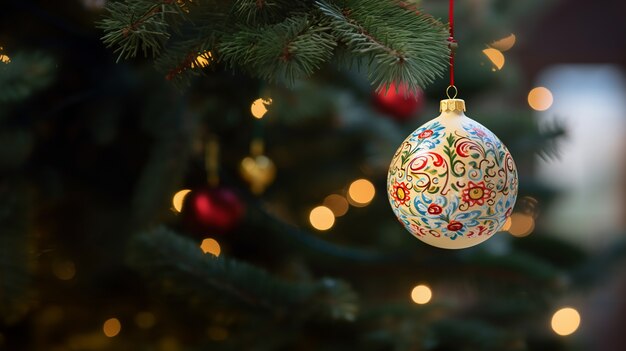 Adorno de globo para árbol de Navidad