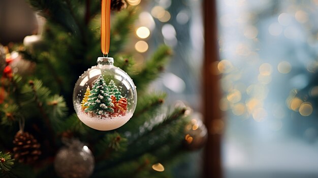 Adorno de globo para árbol de Navidad