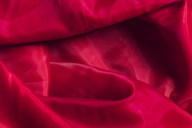Adorno rojo interior decoración material de tela